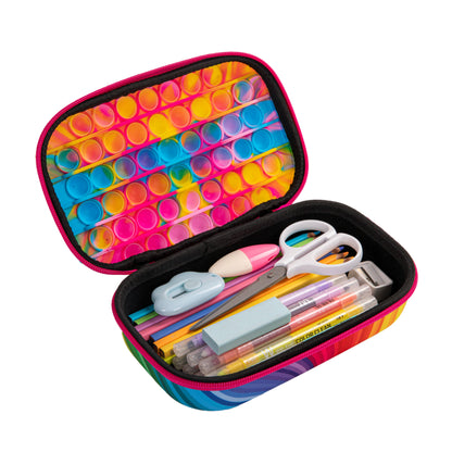 ZIPIT ZIP & POP Storage Box Sensory Pencil Case Rainbow Stationary Sensory Fidget Toys 3yrs+