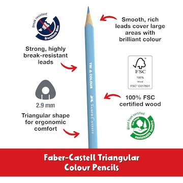 Faber-Castell Coloured Pencils 24 pack