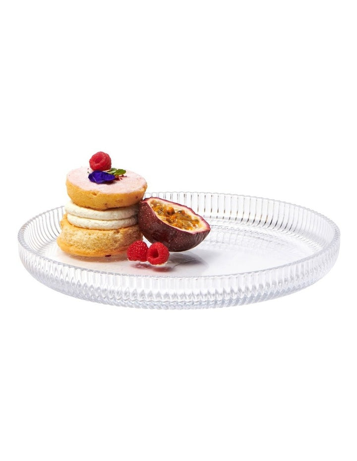 Ogin Platter 30x3.5cm in Clear