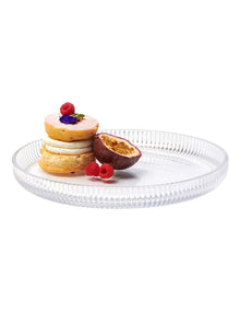 Ogin Platter 30x3.5cm in Clear