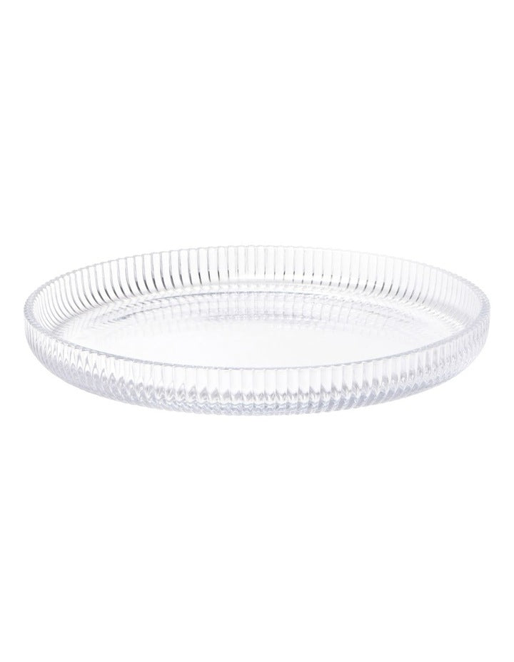Ogin Platter 30x3.5cm in Clear