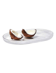 Ogin Platter Oval 38x25cm in Clear