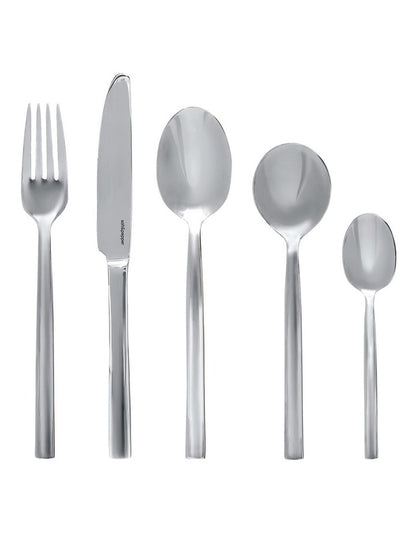 Monaco Cutlery Set 30 Piece in Silver