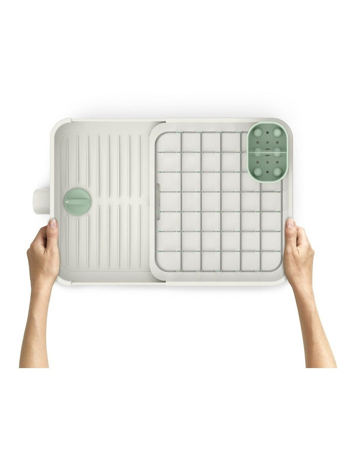 Extend Expandable Dish Rack in Sage