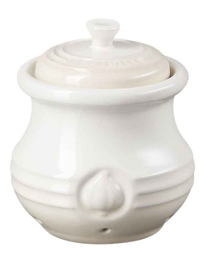 Garlic Keeper in White