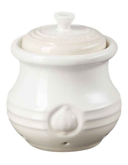 Garlic Keeper in White