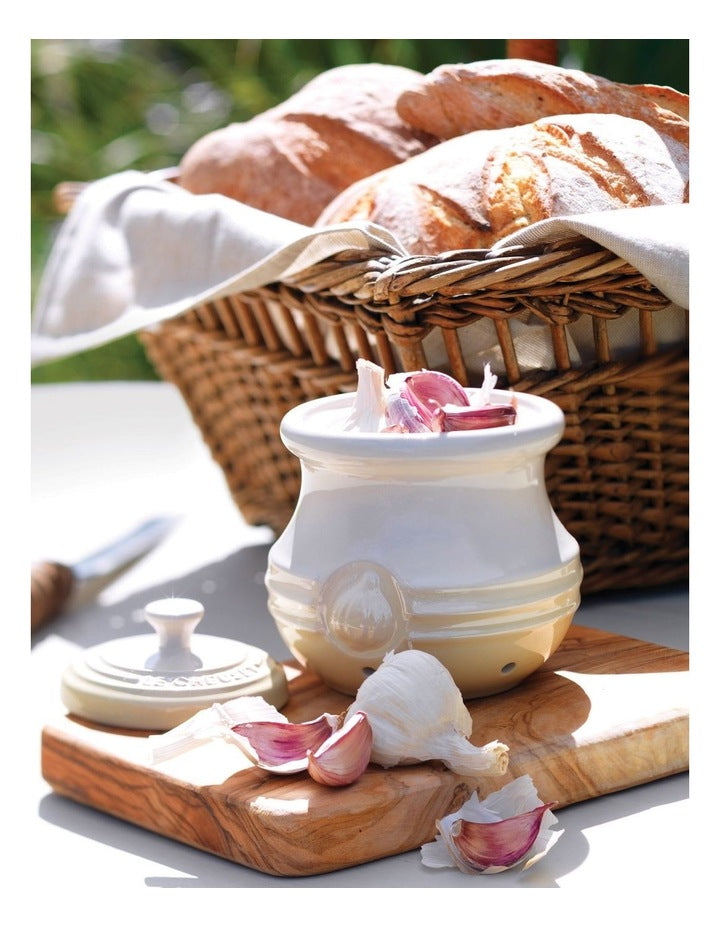 Garlic Keeper in White