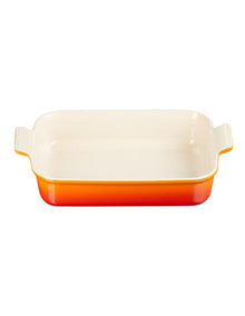 Heritage 32cm Rectangular Deep Dish Volcanic
