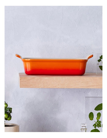 Heritage 32cm Rectangular Deep Dish Volcanic