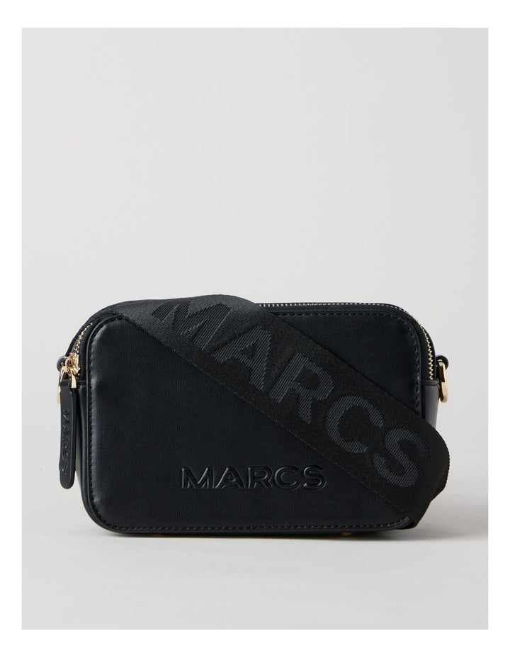 Budapest Camera Crossbody Bag in Black