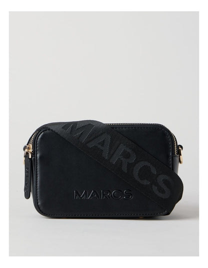 Budapest Camera Crossbody Bag in Black