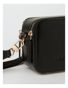 Budapest Black Camera Crossbody Bag