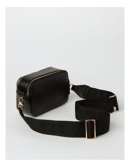 Budapest Black Camera Crossbody Bag