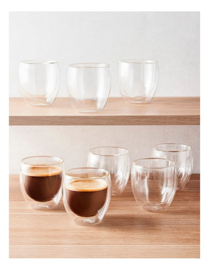 Blend Double Wall Cup 250ml Set of 8 Gift Boxed