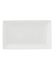White Basics Rectangular Platter 27x16cm in White