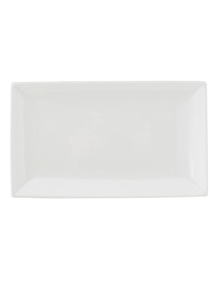 White Basics Rectangular Platter 27x16cm in White