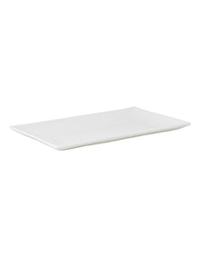 White Basics Rectangular Platter 27x16cm in White