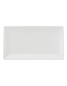 White Basics Rectangular Platter 34x19cm in White