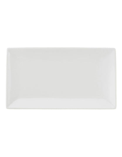 White Basics Rectangular Platter 34x19cm in White