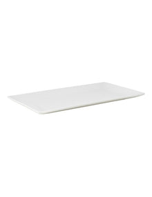 White Basics Rectangular Platter 34x19cm in White