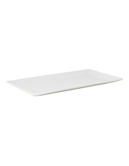 White Basics Rectangular Platter 34x19cm in White