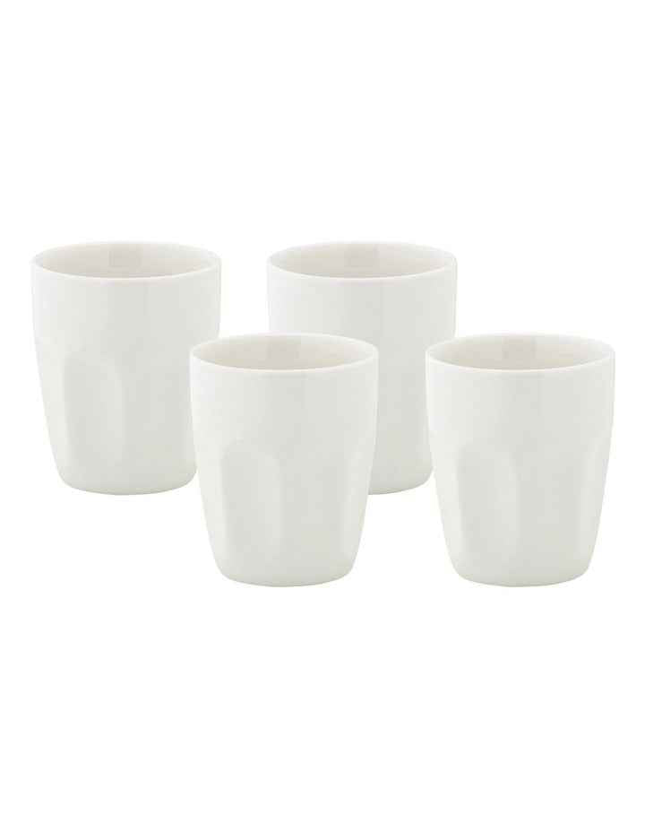 White Basics Latte Cup 200ml Set of 4 Gift Boxed in White