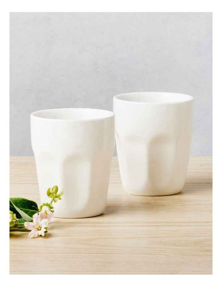 White Basics Latte Cup 200ml Set of 4 Gift Boxed in White