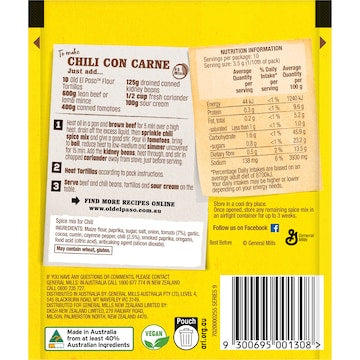 Old El Paso Chili Con Carne Spice Mix 35g