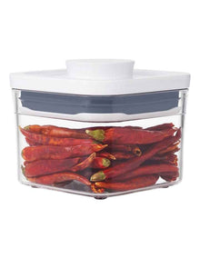 POP Small Square Mini Container 400ml in White