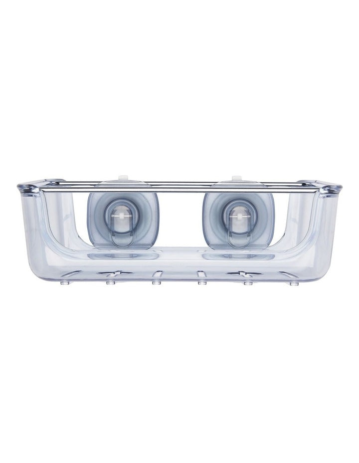 Strong Hold Suction Basket in Clear