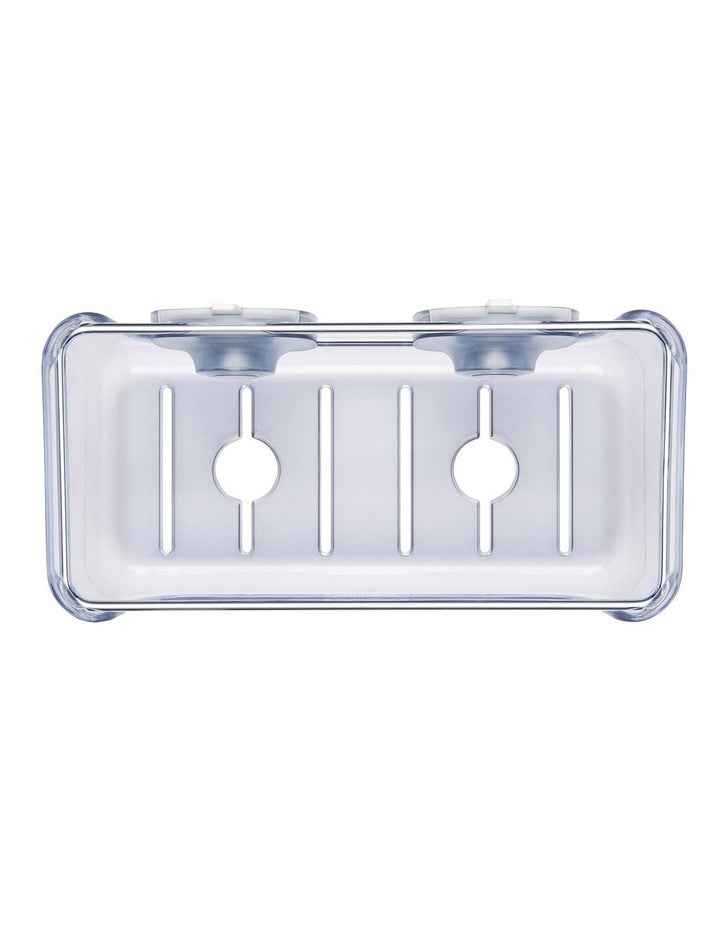 Strong Hold Suction Basket in Clear