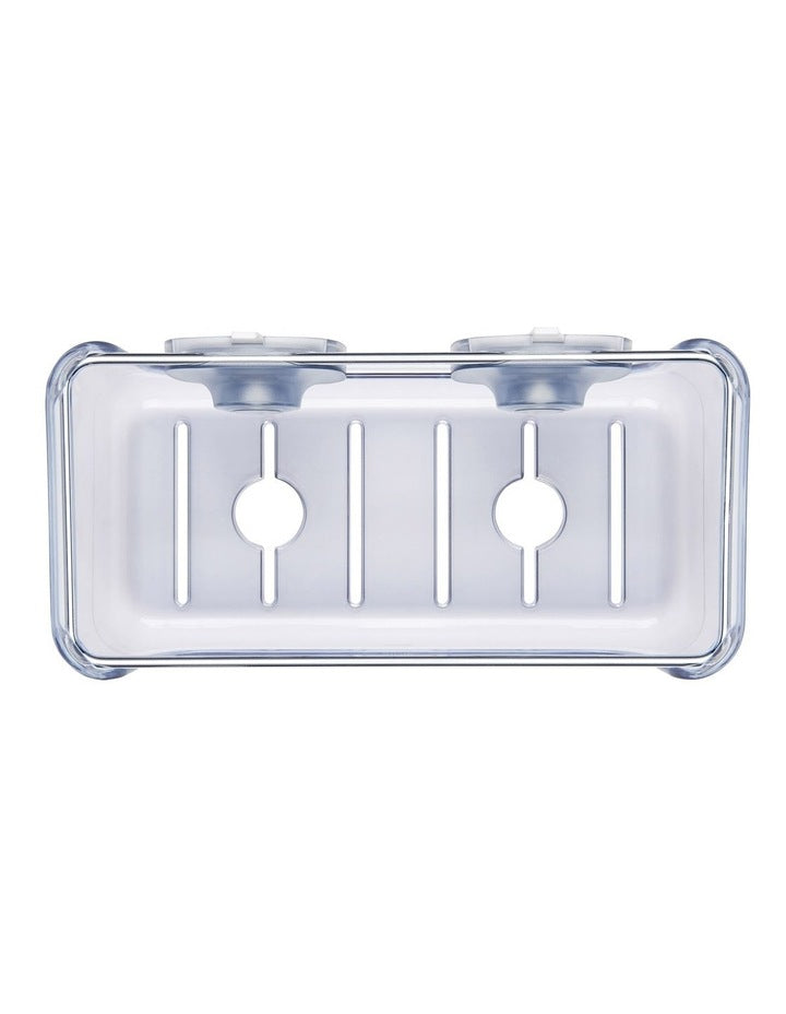 Strong Hold Suction Basket in Clear