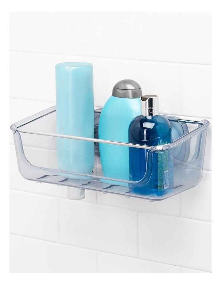 Strong Hold Suction Basket in Clear