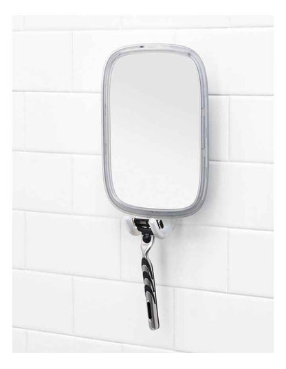 Strong Hold Suction Fogless Mirror in Clear