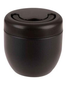 Stainless Steel Double Wall Insulated Food Pod 470ml in Black