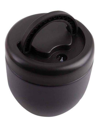 Stainless Steel Double Wall Insulated Food Pod 470ml in Black