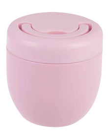 Stainless Steel Double Wall Insulated Food Pod 470ml in Carnation