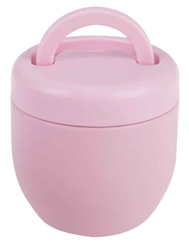 Stainless Steel Double Wall Insulated Food Pod 470ml in Carnation