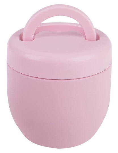 Stainless Steel Double Wall Insulated Food Pod 470ml in Carnation