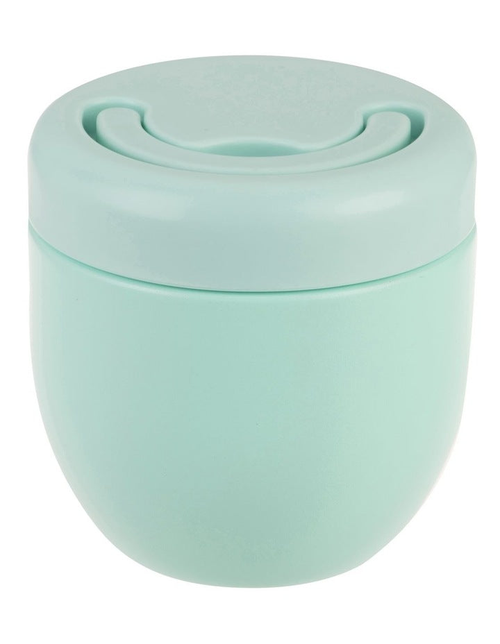 Stainless Steel Double Wall Insulated Food Pod 470ml in Mint
