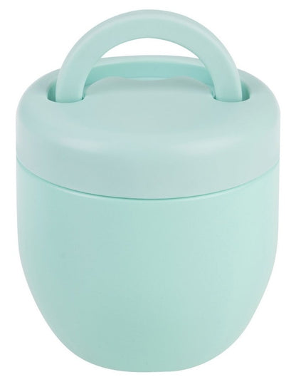 Stainless Steel Double Wall Insulated Food Pod 470ml in Mint