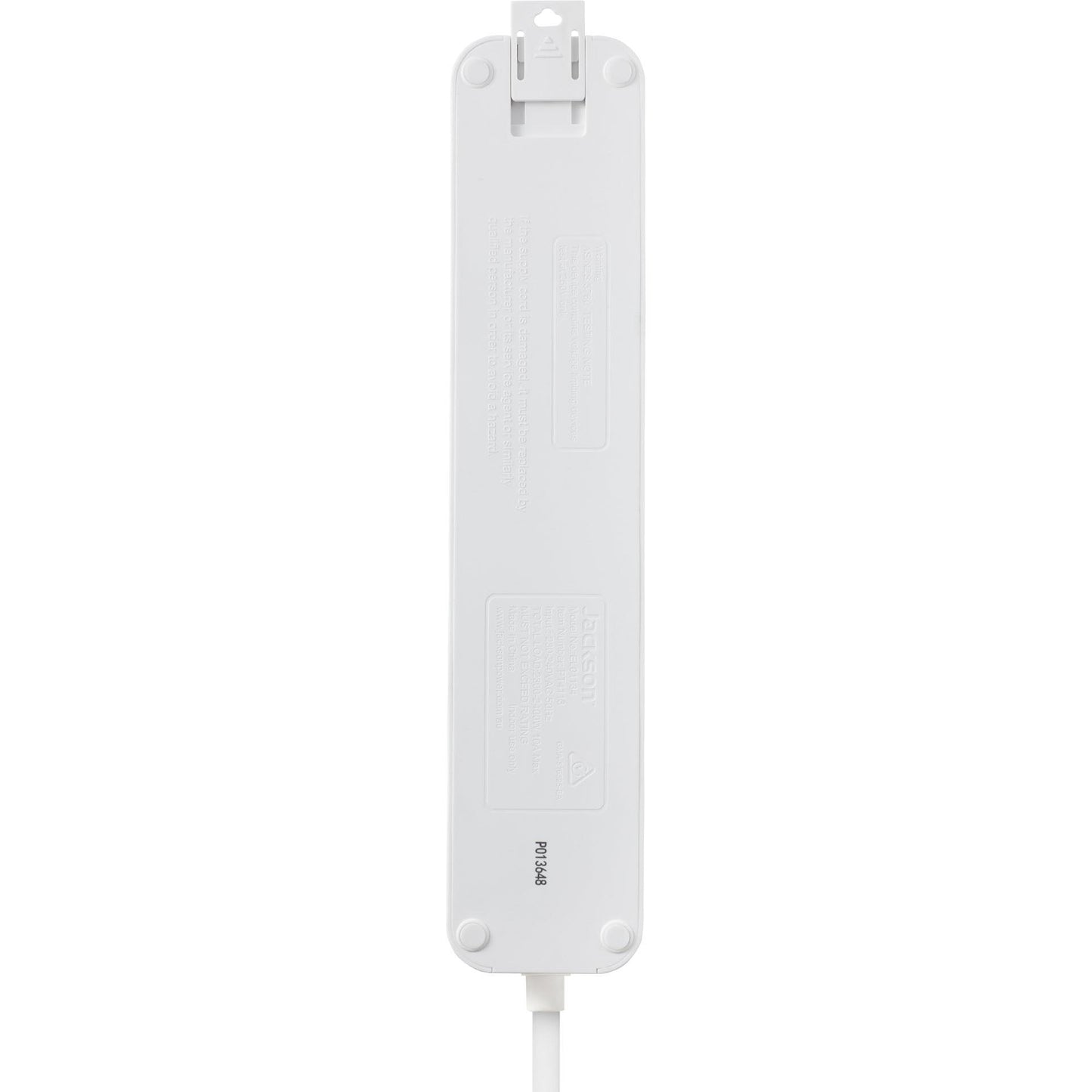 Jackson 3 Metre Lead Surge Protected Board w/ 4 x Power Socket Outlets