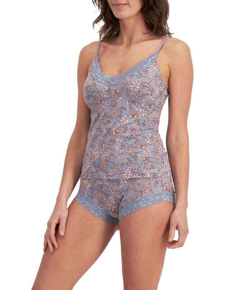 Parisienne Cotton Cami in Blue
