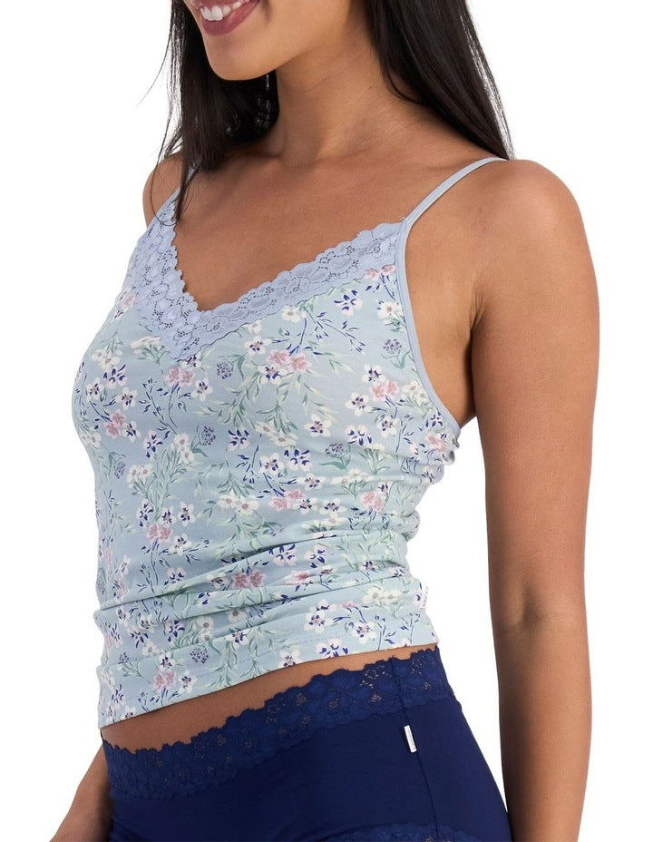 Parisienne Cotton Cami in Print