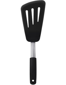Silicone Flexible Omelet Turner in Black