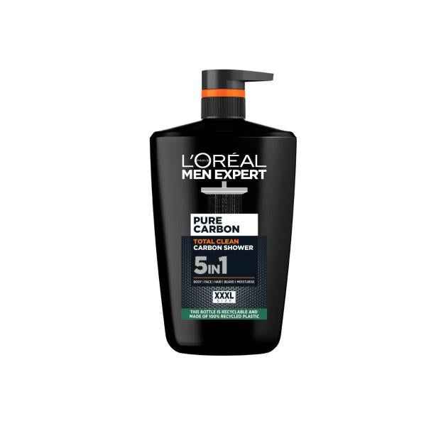 L'OREAL MEN EXPERT PURE CARBON SHOWER GEL 1L