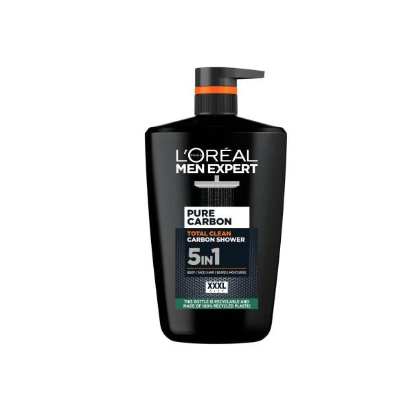L'OREAL MEN EXPERT PURE CARBON SHOWER GEL 1L