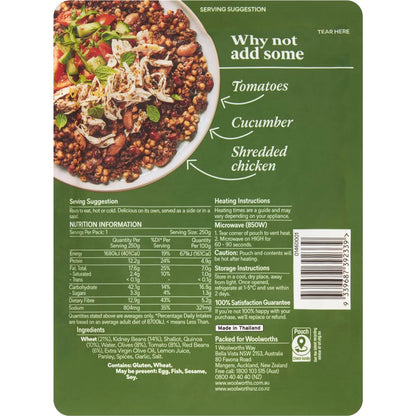 Woolworths Mediterranean Style Mixed Grains & Beans 250g