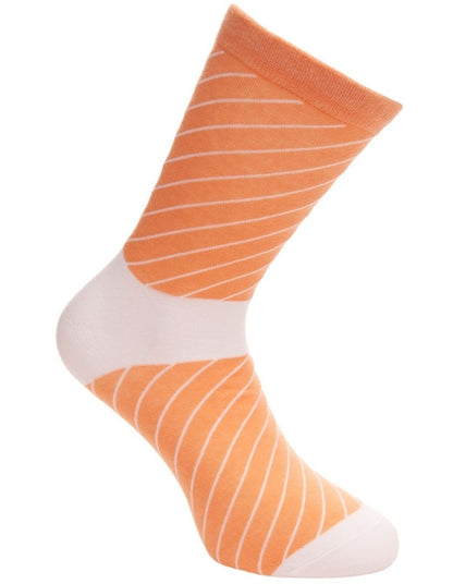 3/4 Crew Length Socks in Sushi Print 3 Pack