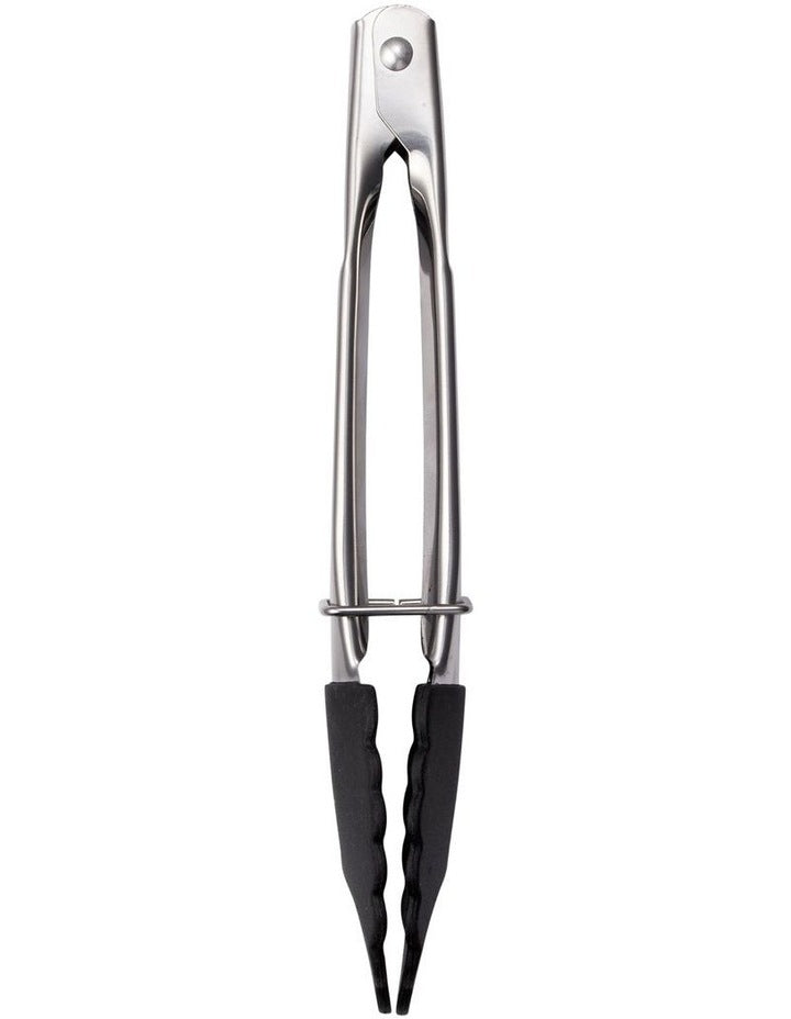 Grabbers Silicone Mini Tongs 18cm in Black